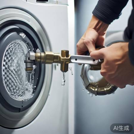 洗衣机水管连接拆卸