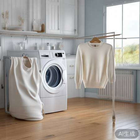 棉毛衣脱水宜低速晾晒