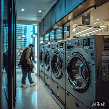 投币洗衣机,便捷生活神器