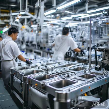 美菱集成灶车间，现代化生产震撼