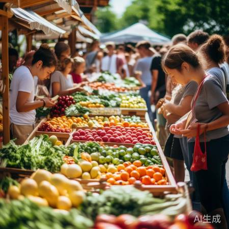 “选购新鲜食品，健康度夏”