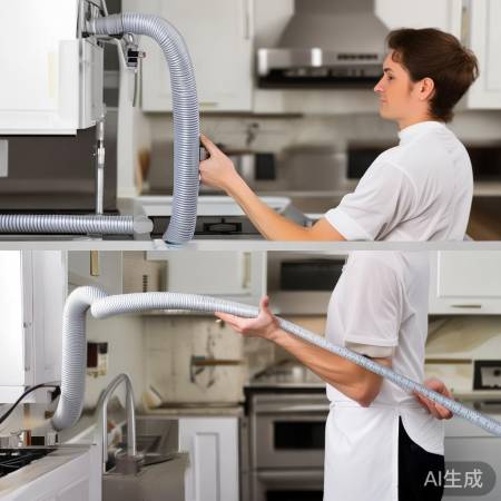 排烟管对齐小技巧