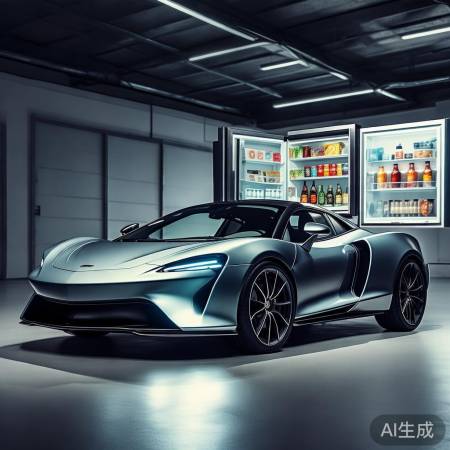 迈凯伦GT车内置冰箱