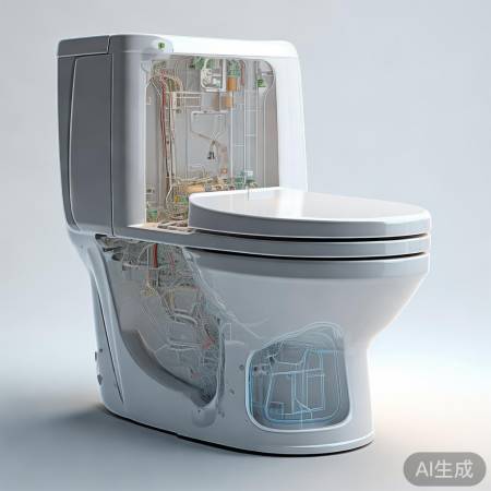 智能马桶内部结构图