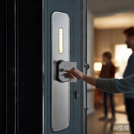 带屏指纹锁，轻松一触即达，安全便捷生活新体验