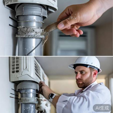 空调排水管，定期清理