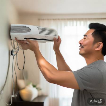 海尔空气能安装简便，静音舒适