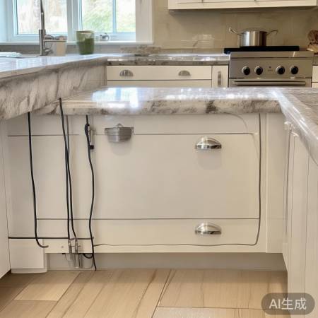 电线整齐,厨房更美观