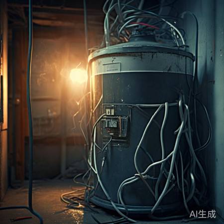 热水器压住电线引发安全隐患，家庭安全不容忽视