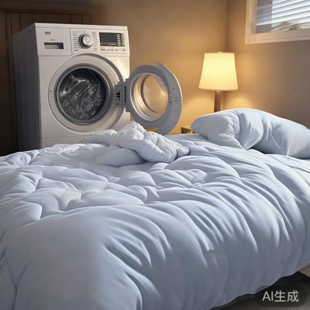 被子可以用洗衣机洗吗？清洗注意事项揭晓