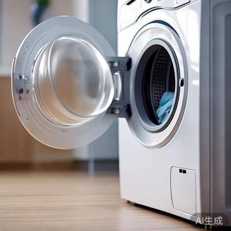 “洗衣机断电，放平稳”