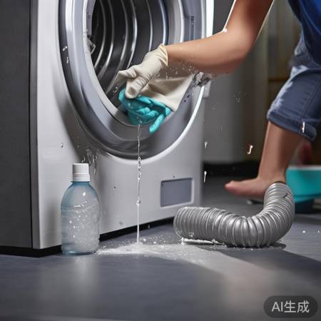 清洗洗衣机排水管
