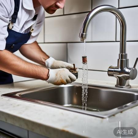 热水器漏水,检查密封圈和水管接