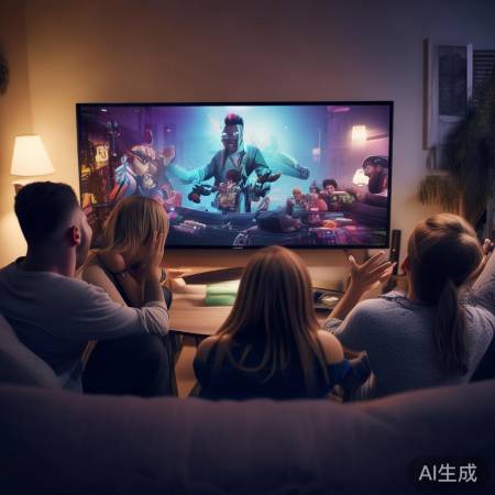 电视游戏电视43：高清大屏娱乐新选择