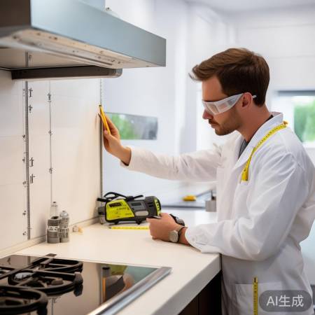 油烟机打洞定位