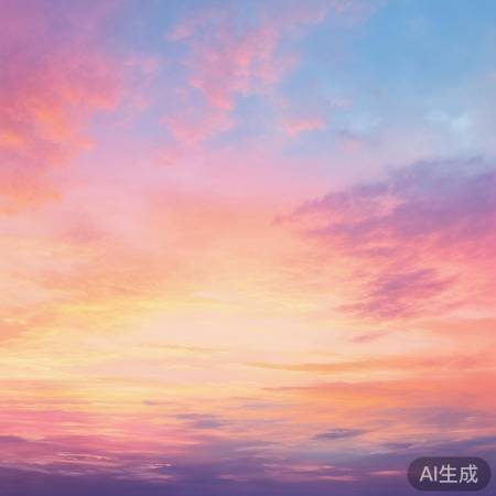 傍晚天空调色颜料搭配技巧分享