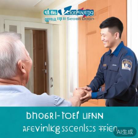 “忠恒防盗门终身售后保障”