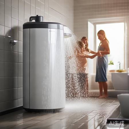 “短时淋浴,节能小窍门”