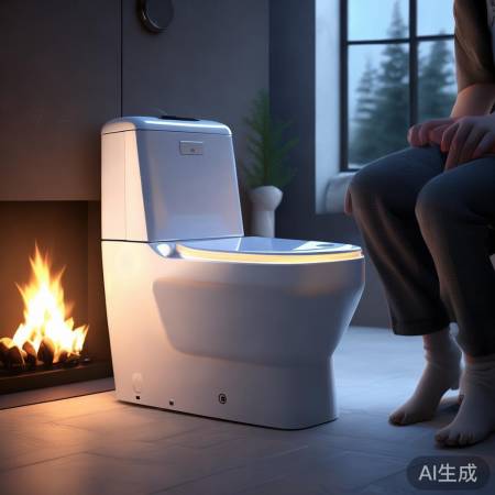 智能马桶,冬日温暖座圈