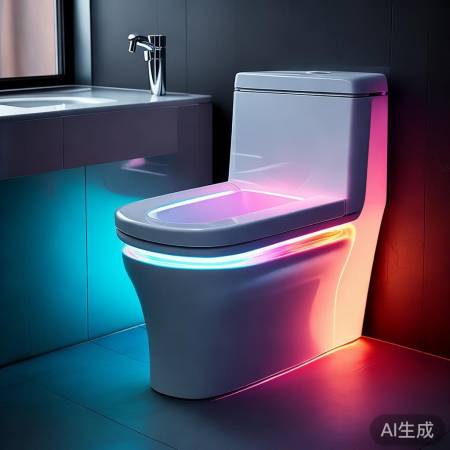 智能马桶加热圈变色，告别传统，引领家居新潮流