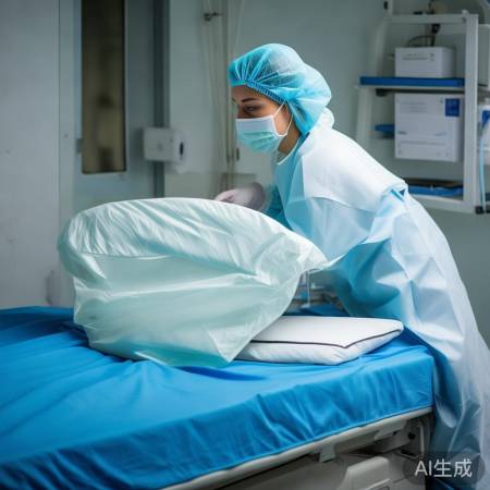 “调整垫子高度,消毒观察”