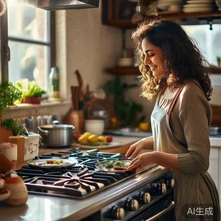 美菱燃气灶,温暖厨房伴侣