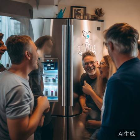 哈士奇冰箱,温暖忠诚