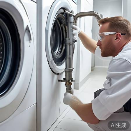 安装排水管，紧固无松动