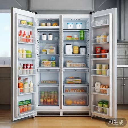 冰箱布局：常用易取，不常用放角