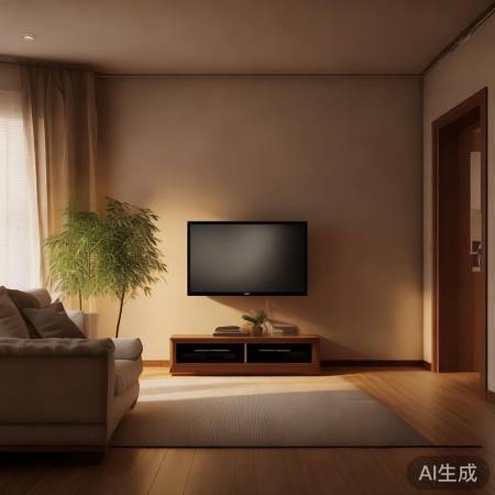 财位电视机摆放技巧，家居风水解析