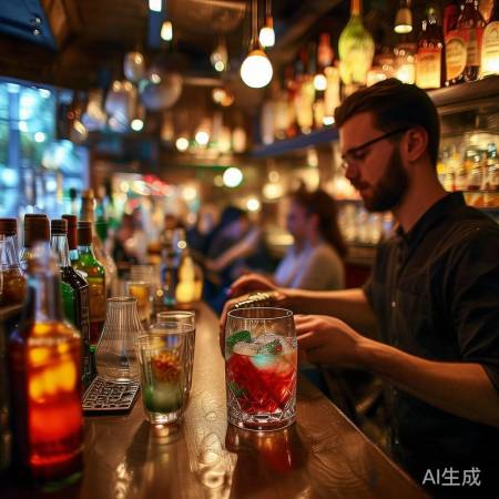 酒吧酒水丰富，性价比高