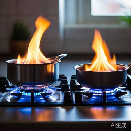 炒菜高火,炖煮低火