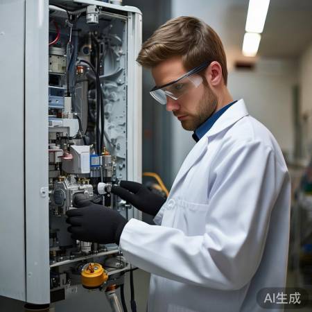 检查壁挂炉部件安全