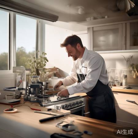 集成灶安装完成，告别厨房油烟烦恼