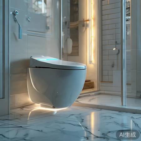 智能直冲马桶：轻松解决卫生间清洁难题