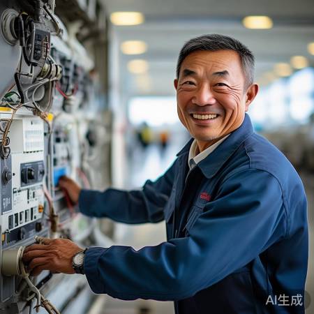 阜新机场空调师傅，手艺实在。