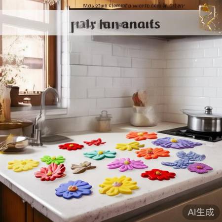 石塑粘土冰箱贴，厨房好帮手