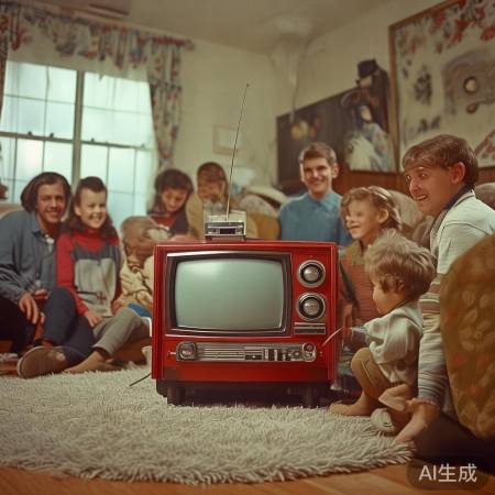 红色卡通电视机：回忆里的童年经典