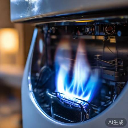 壁挂炉检查，火焰稳定否