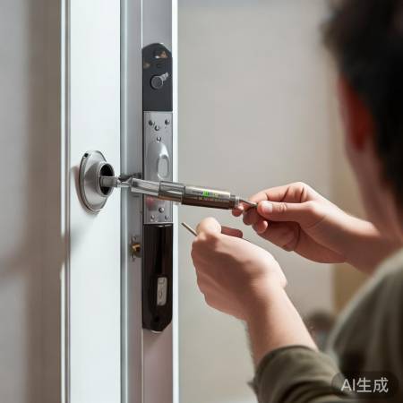 指纹锁换模组教程分享