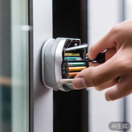 防盗门电池更换教程结束