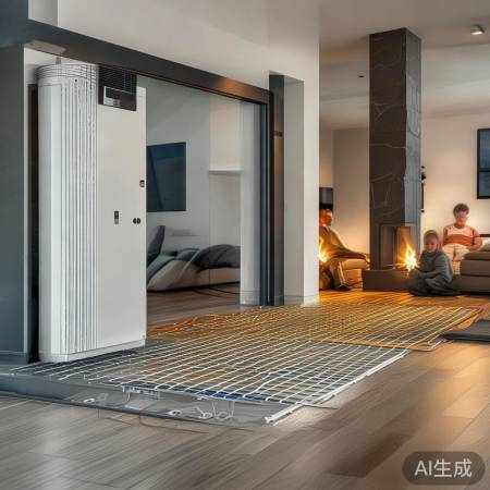 “空气能地暖，节能舒适新选择”