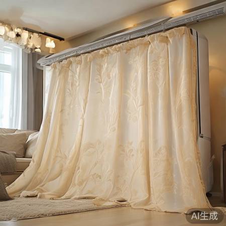 空调防风门帘免打孔安装攻略