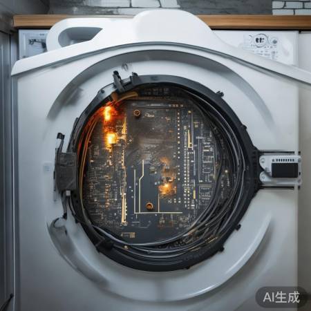 洗衣机不进水，电路板检查