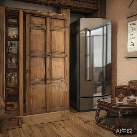 大门正对冰箱，这样布置化解不良影响