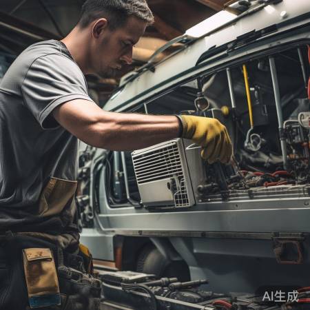 酷风中央空调查询热线阐明↑面包车中央空调拆装教程