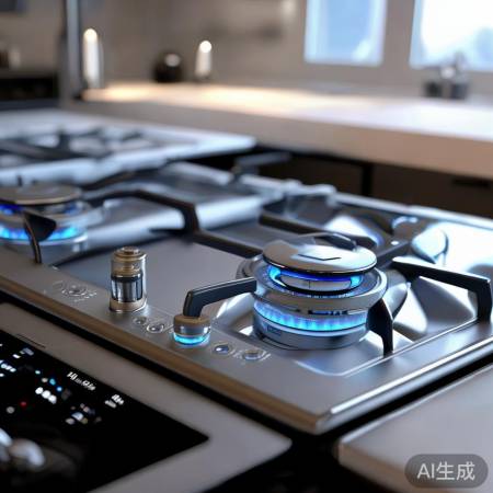 “操作简便,防风燃气灶”