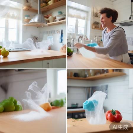 厨房清洁，健康港湾