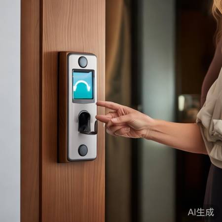 果加智能指纹锁400报修通联教导♛指纹锁安装无需装修钥匙，告别传统钥匙烦恼