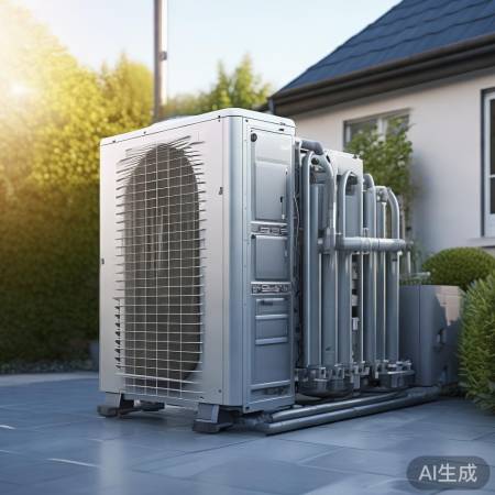 空气能热泵,低温热能加热。